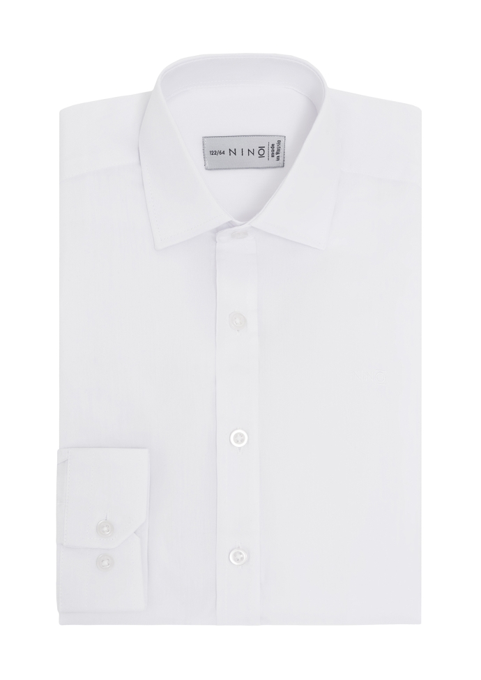Рубашка для мальчика белая Т23