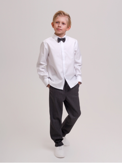Брюки классические для мальчика серые BRN0335