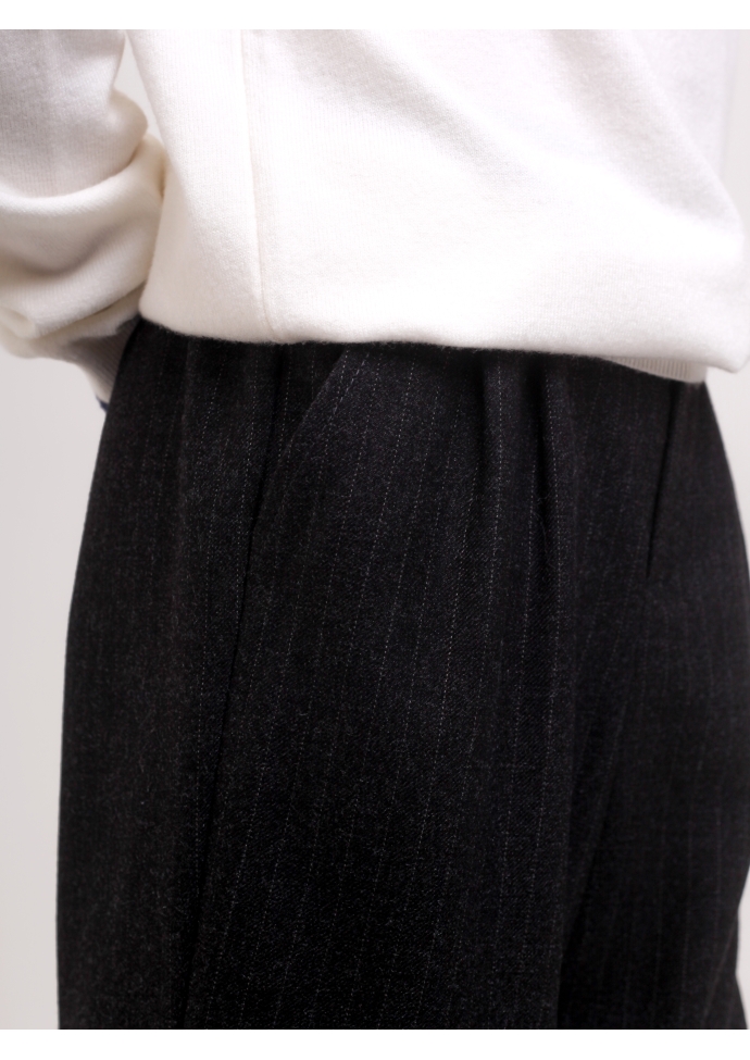 Брюки широкие для мальчика серые BRN0709  