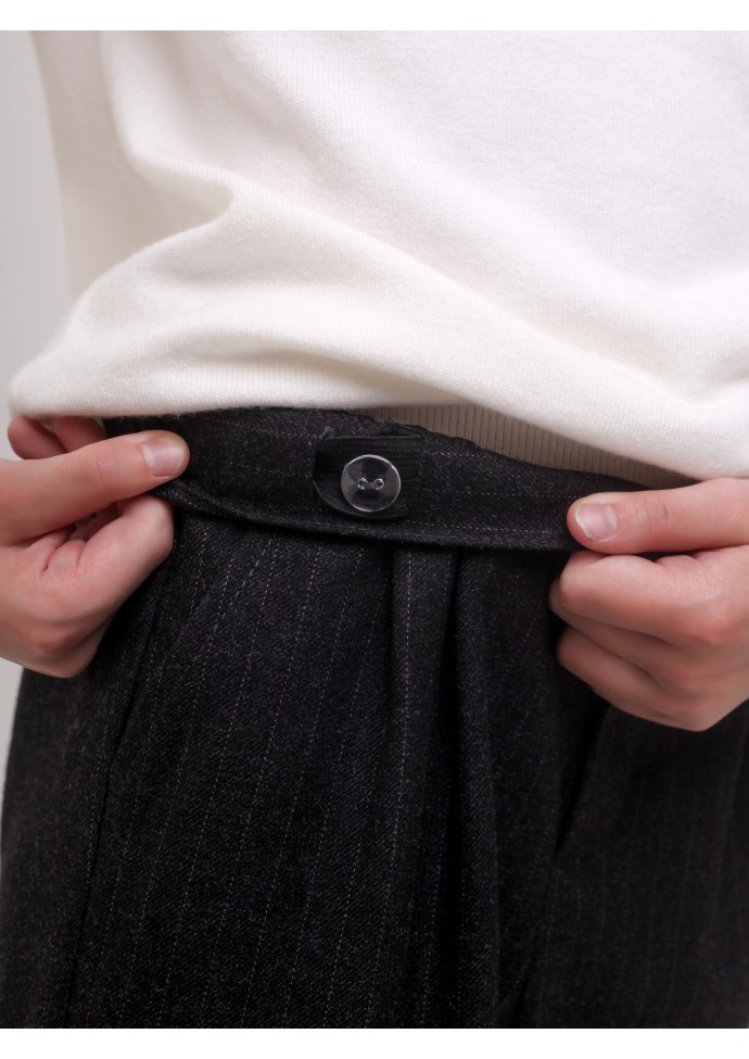 Брюки широкие для мальчика серые BRN0709  