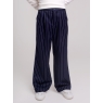 Брюки широкие для мальчика синие с полоской BRN0718