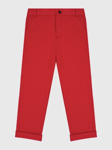 Брюки классические для мальчика красные BRN0912