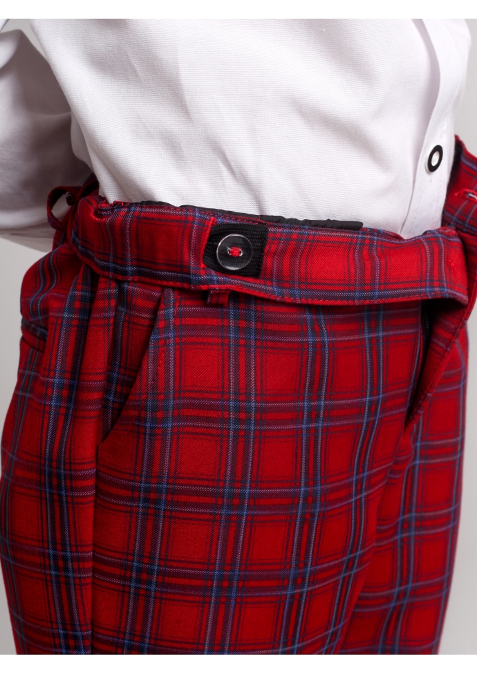 Брюки классические для мальчика красные BRN0933