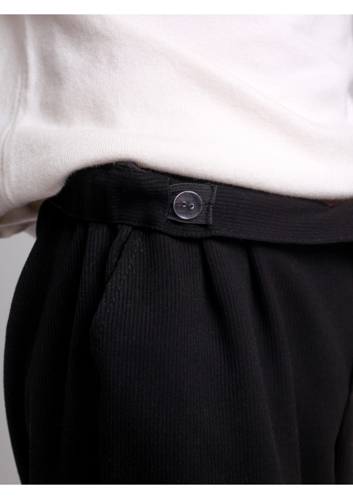 Брюки утепленные для мальчика черный графит BRNW705