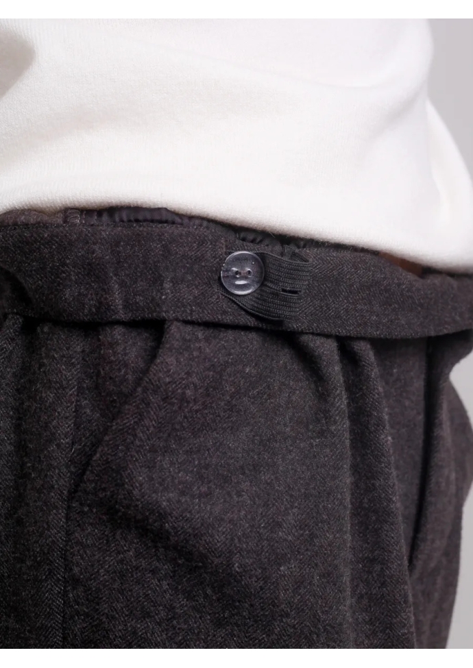 Брюки утепленные для мальчика графит BRNW707