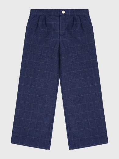 Брюки утепленные для мальчика темно-синие BRNW783