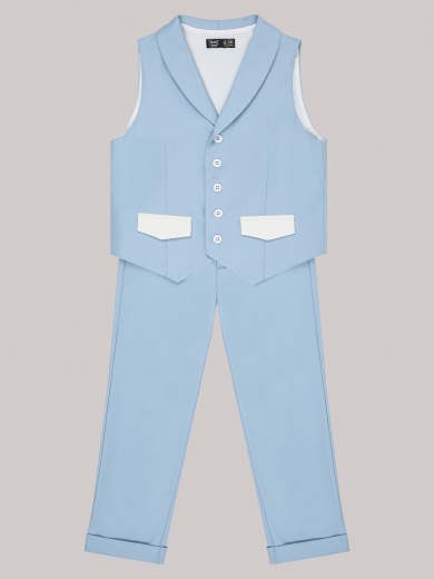 Костюм для мальчика голубой  KCN0279