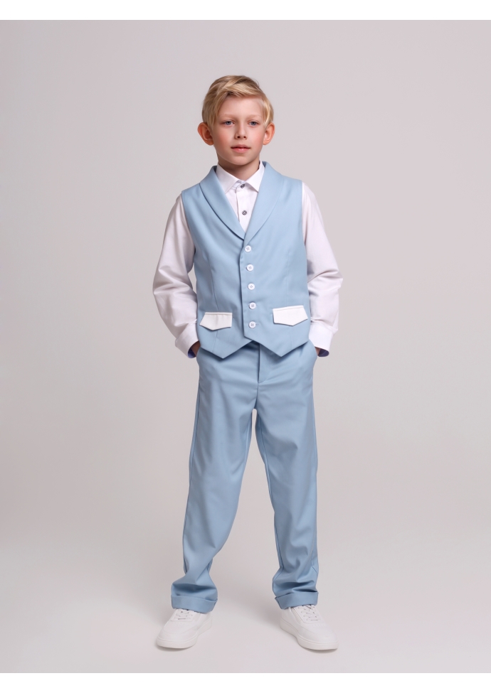 Костюм для мальчика голубой  KCN0279