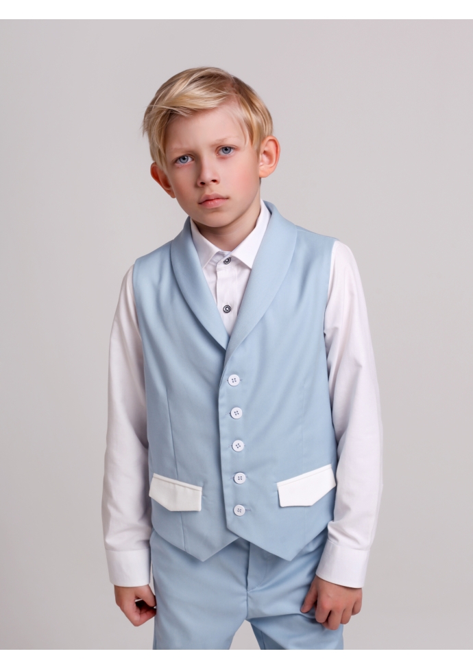 Костюм для мальчика голубой  KCN0279