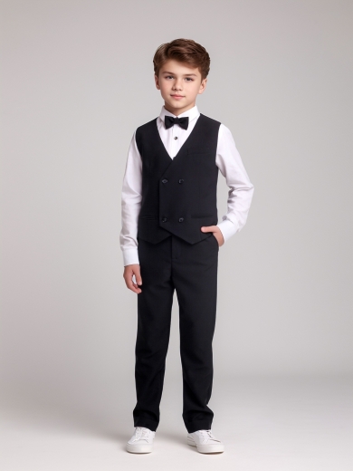 Костюм для мальчика черный  KCN0288