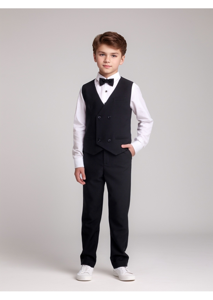 Костюм для мальчика черный  KCN0288