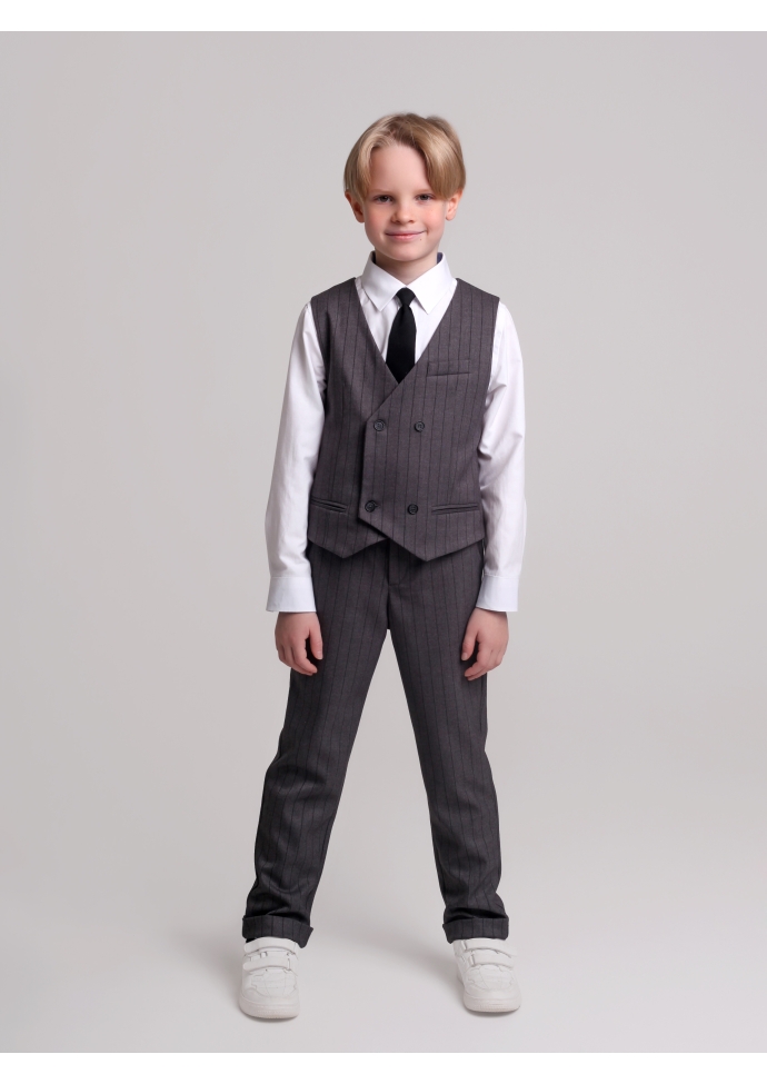 Костюм для мальчика серый  KCN0335