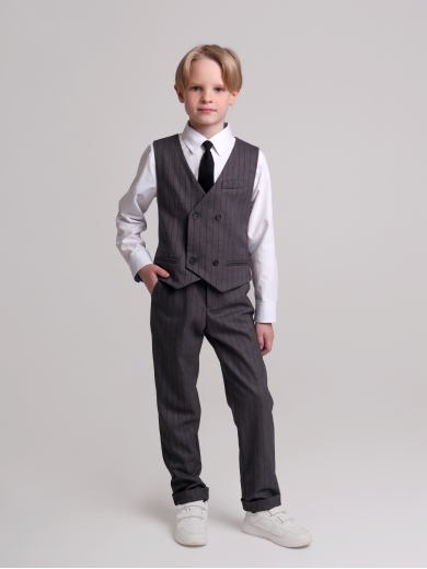Костюм для мальчика серый KCN0335 Костюм для мальчика серый KCN0335