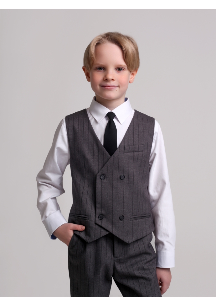 Костюм для мальчика серый  KCN0335