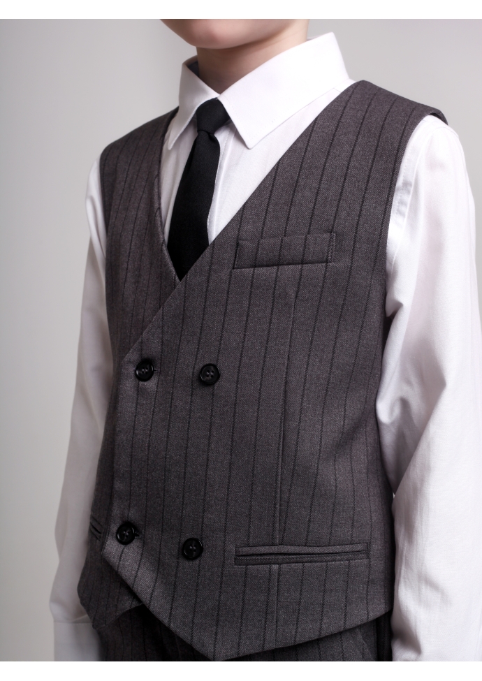 Костюм для мальчика серый  KCN0335