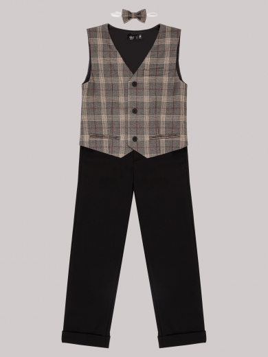 Костюм для мальчика бежевый  KCN0503