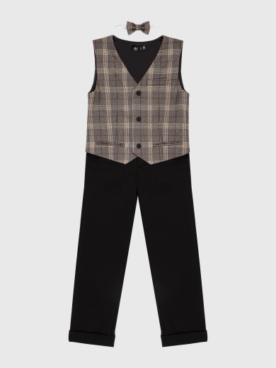 Костюм для мальчика бежевый  KCN0503