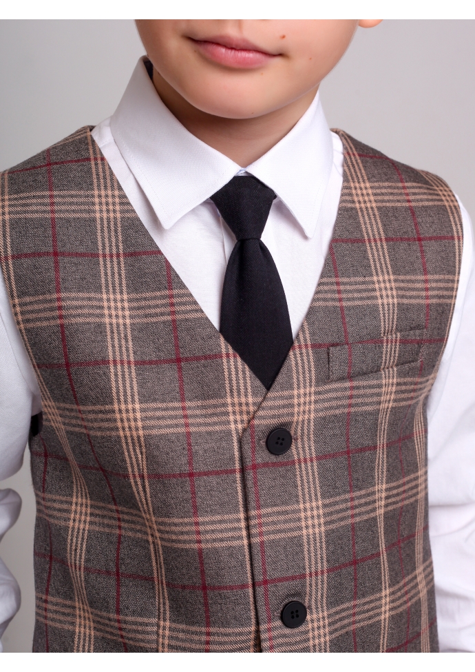 Костюм для мальчика бежевый  KCN0503