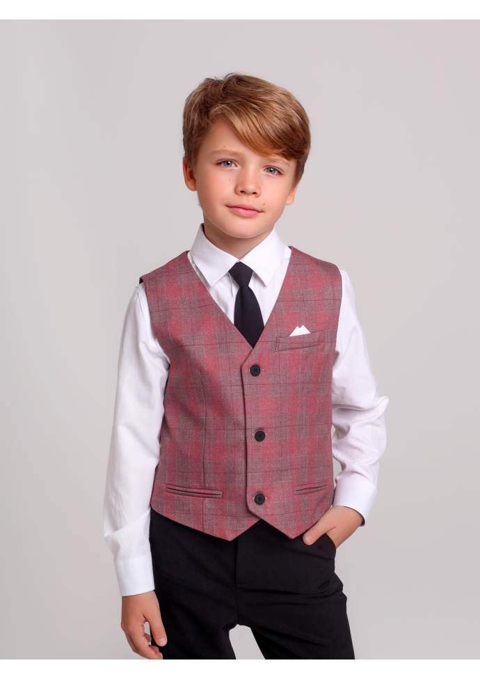 Костюм для мальчика розовый  KCN0504