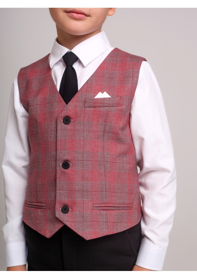 Костюм для мальчика розовый  KCN0504