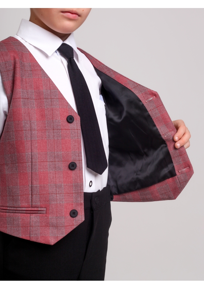 Костюм для мальчика розовый  KCN0504