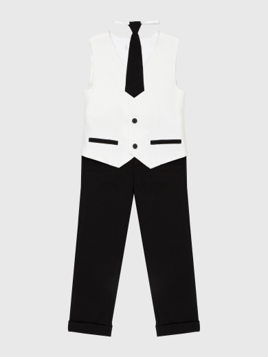 Костюм для мальчика белый  KCN0505