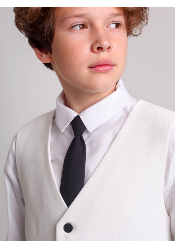 Костюм для мальчика белый  KCN0505