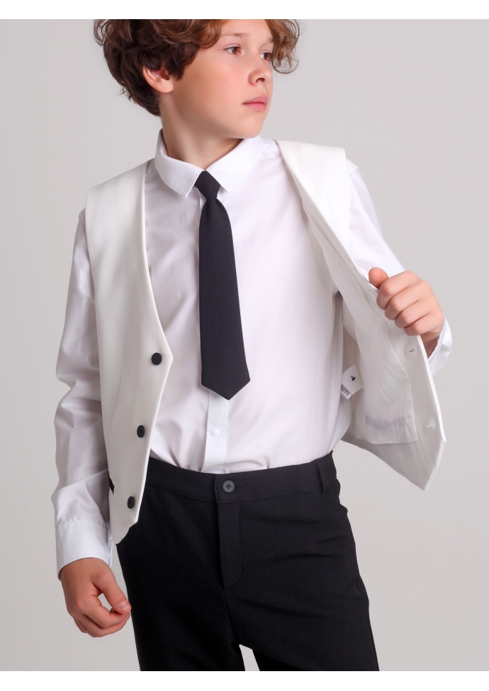 Костюм для мальчика белый  KCN0505