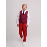 Костюм для мальчика красный  KCN0533