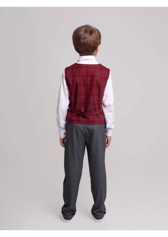 Костюм для мальчика бордовый  KCN0561