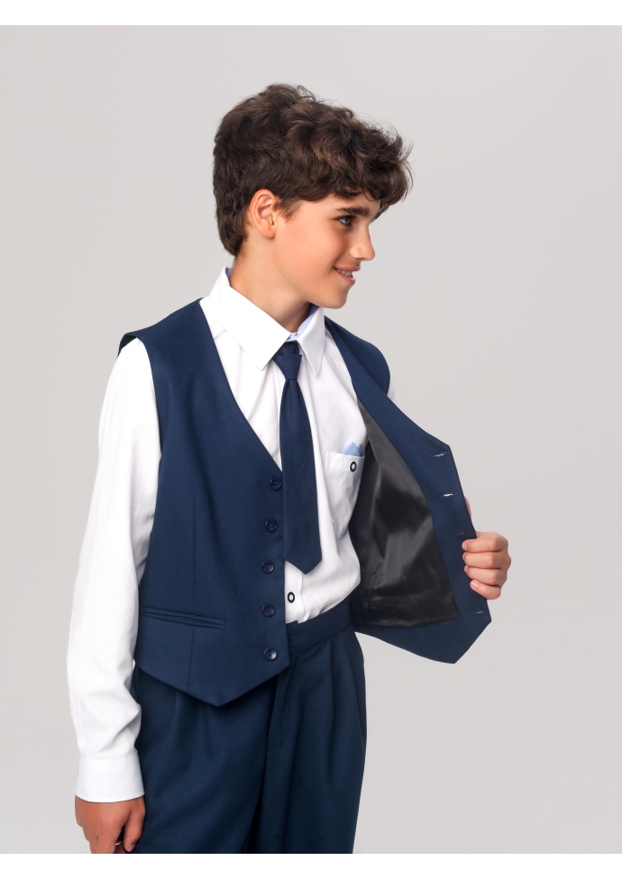 Костюм для мальчика синий KCN0702