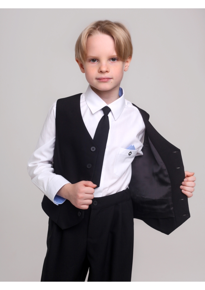 Костюм для мальчика черный  KCN0707