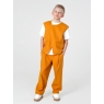 Детский костюм для мальчика горчичный: жилет и брюки свободного кроя, стильный комплект Nino Kids KCN0958