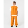 Детский костюм для мальчика горчичный: жилет и брюки свободного кроя, стильный комплект Nino Kids KCN0958
