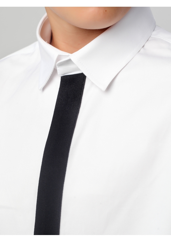 Рубашка для мальчика белая RBK1114