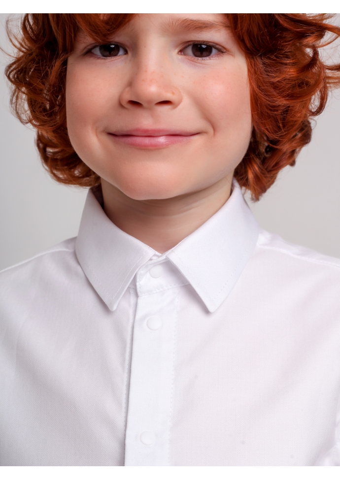 Рубашка для мальчика белая RBN1125