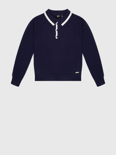 Джемпер для мальчика темно-синий TRK0602