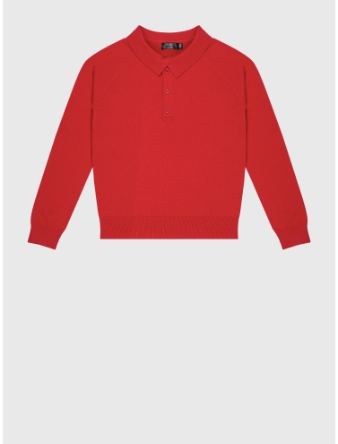 Джемпер для мальчика красный TRK0603