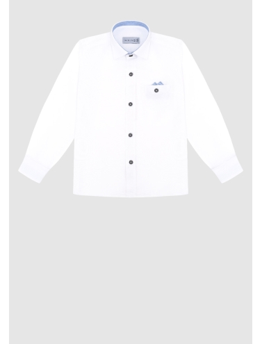 Рубашка для мальчика белая nino113