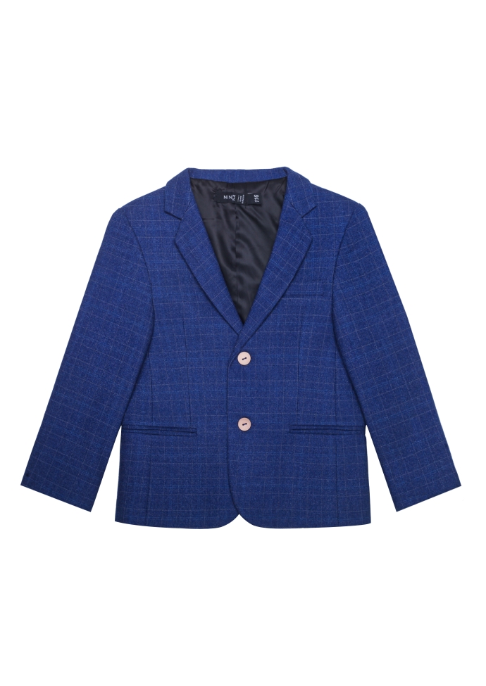 Пиджак для мальчика синий nino611